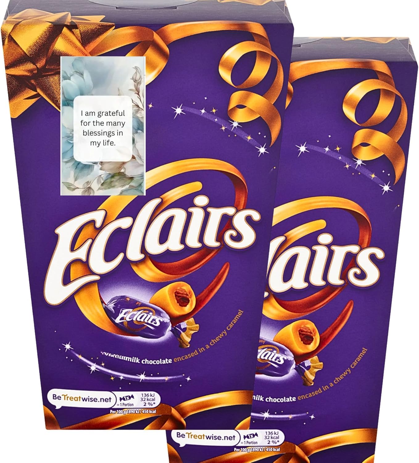 Chocolate Bundle Consisting of Eclairs Milk Chocolate 350g (2 Pack) – By Oerich Gift