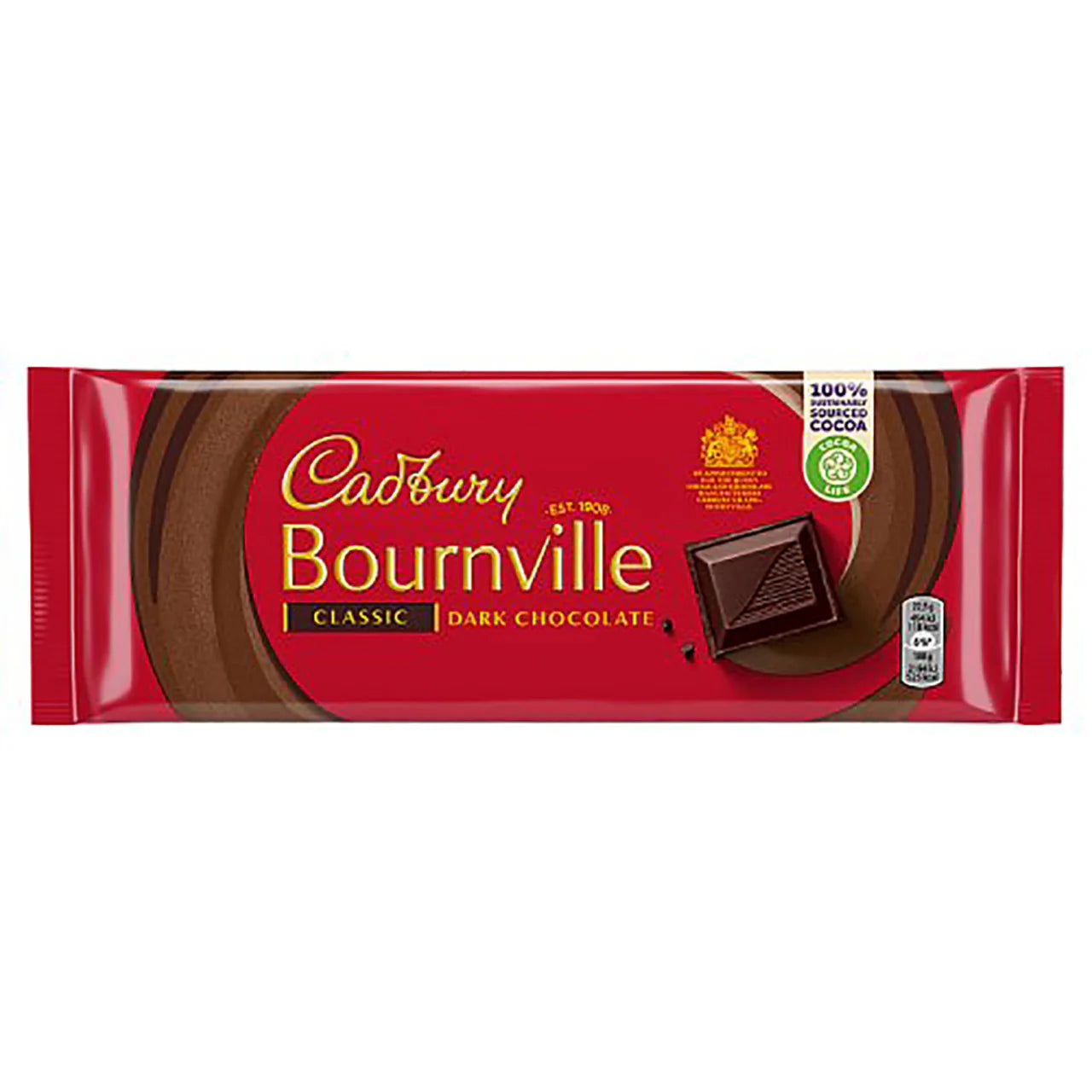 Cadbury Bournville Chocolate Bars 180g Classic & Orange Dark Chocolate Treat