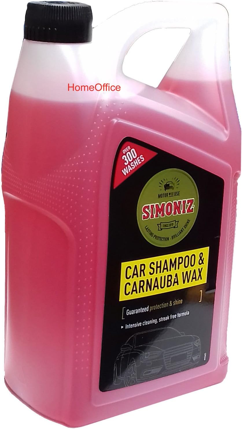 Simoniz Professional Car Wash Shampoo & Wax  Large 5L Container