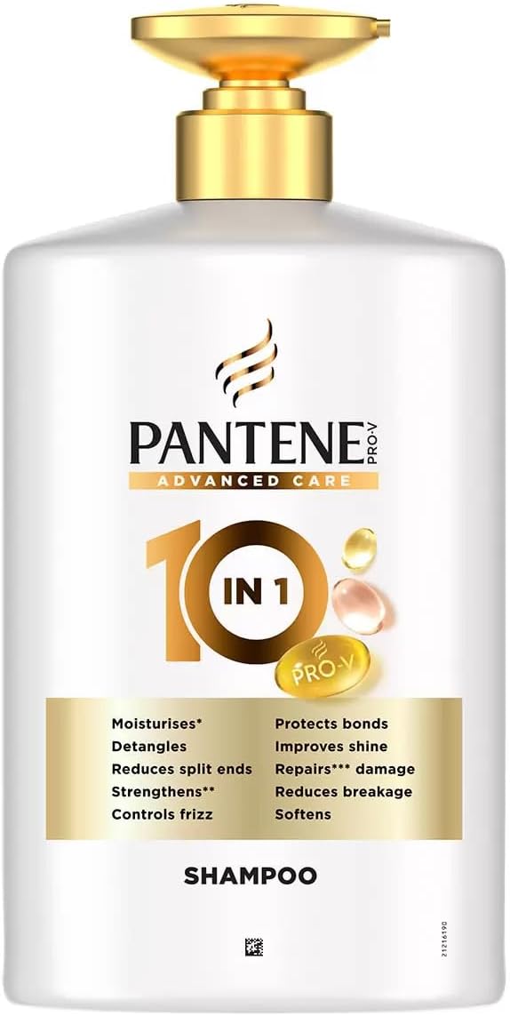 Pantene 10-in-1 Pro-V Shampoo  Moisturizing & Frizz Control