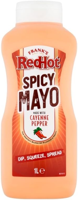 Frank's RedHot Spicy Mayo 1L  Creamy & Spicy for Sandwiches, Burgers & Dips