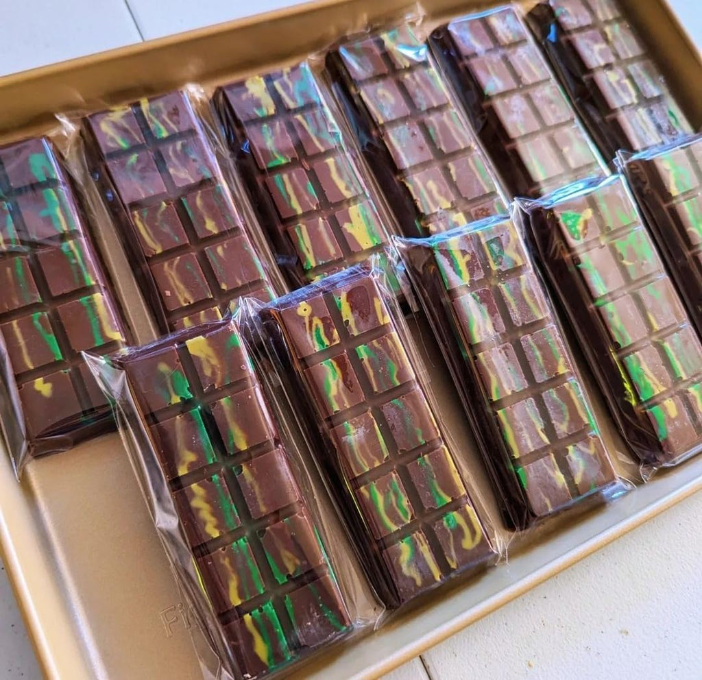 Dubai Kunafa Pistachio Chocolate Bars  2 Bars Pack
