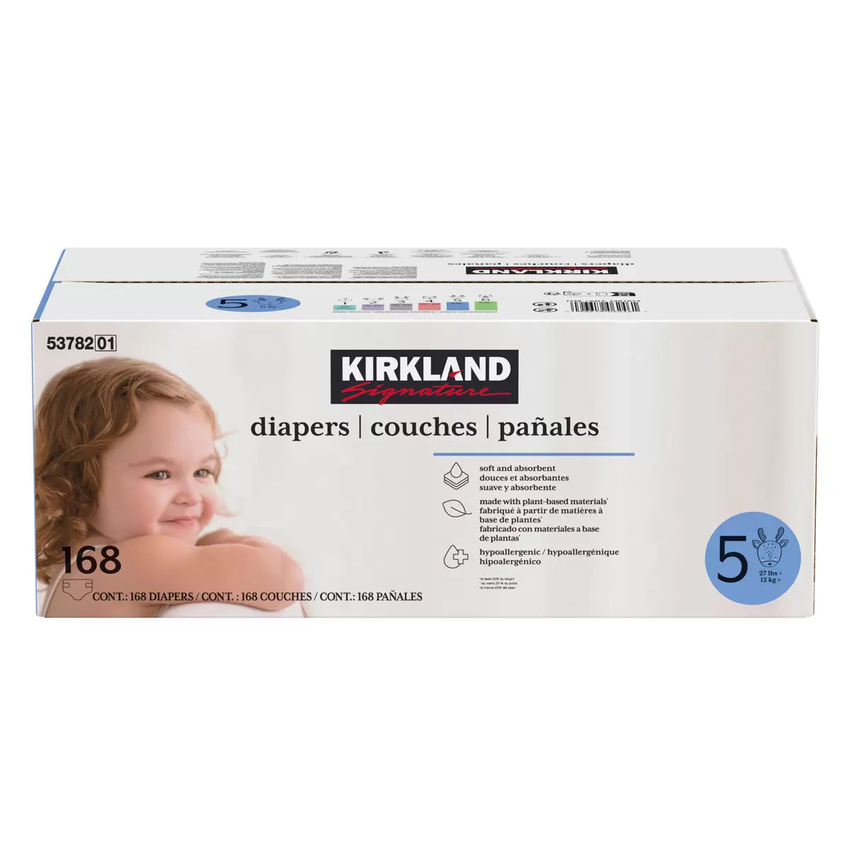 Kirkland Signature Diapers Size 5  168 Pack