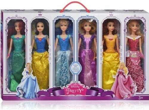 Princess Pretty Doll Diversity Set of 6