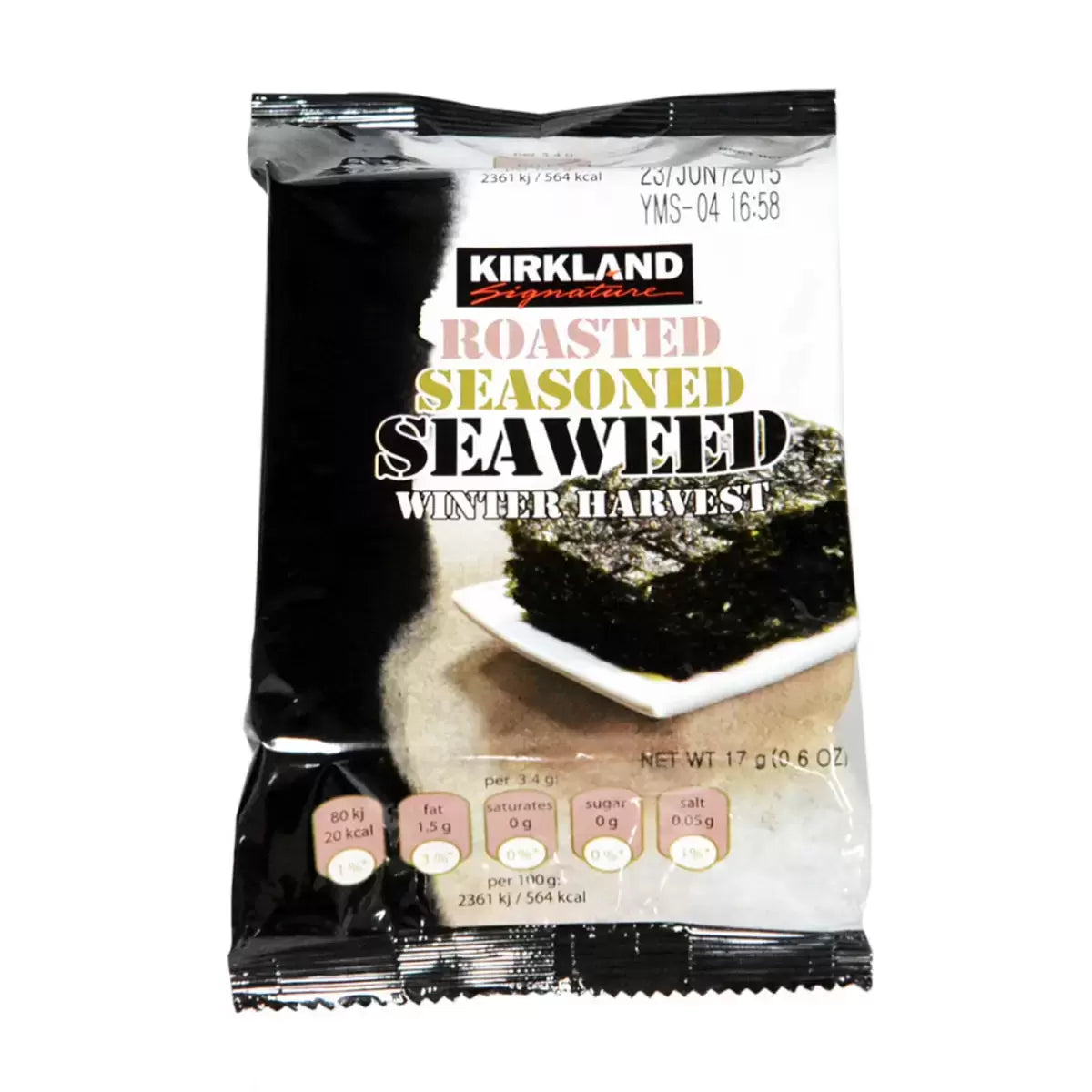 Kirkland Signature Roasted Seasoned Seaweed 10 × 17g
