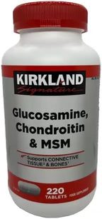 Kirkland Signature Glucosamine, Chondroitin & MSM  220 Tablets for Joint Health