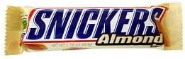 Snickers Almond Chocolate Bars  50g, Pack of 6