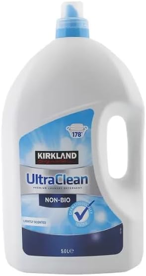 Kirkland Signature Non-Bio Laundry Liquid 5L  178 Washes, Hypoallergenic
