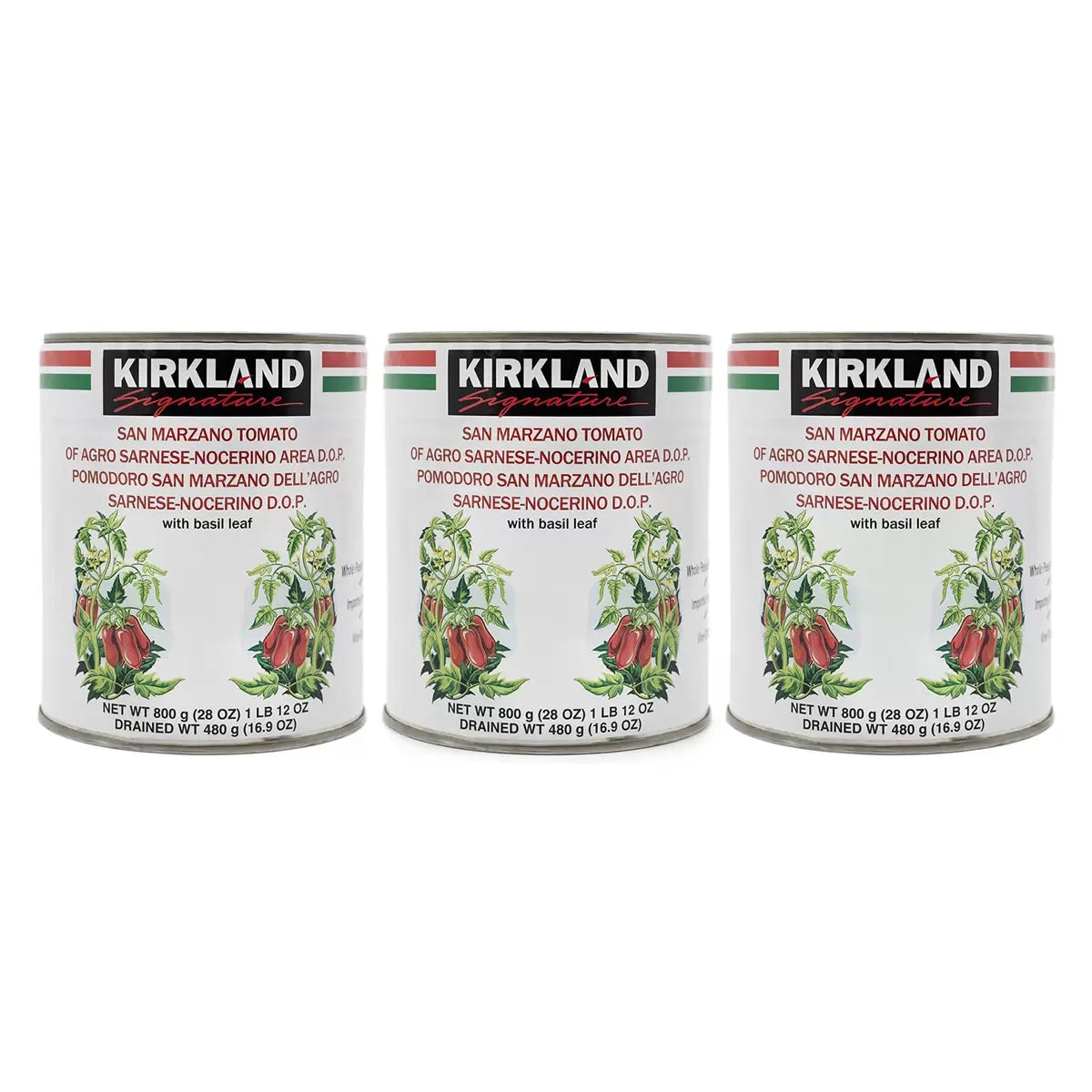 Kirkland Signature San Marzano Tomatoes  3 x 800g