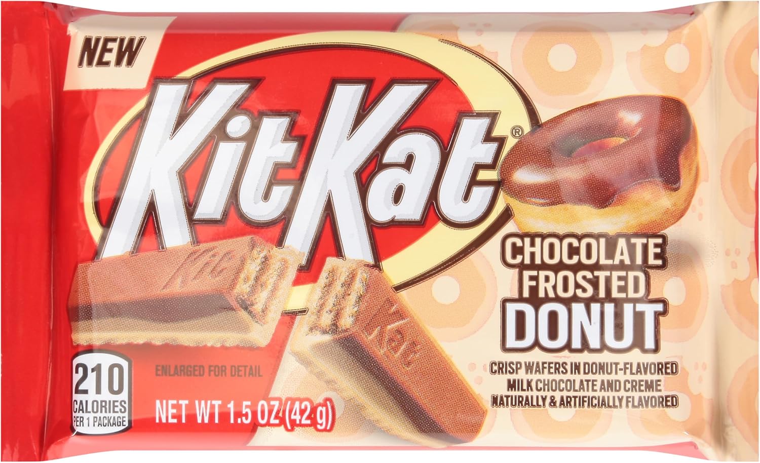 Kit Kat Frosted Donut Chocolate Bars (4 Pack, 42g Each)