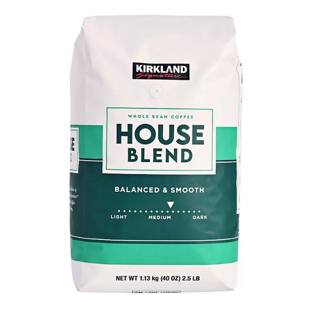 Kirkland Signature Whole Bean Coffee  House Blend 1.13kg