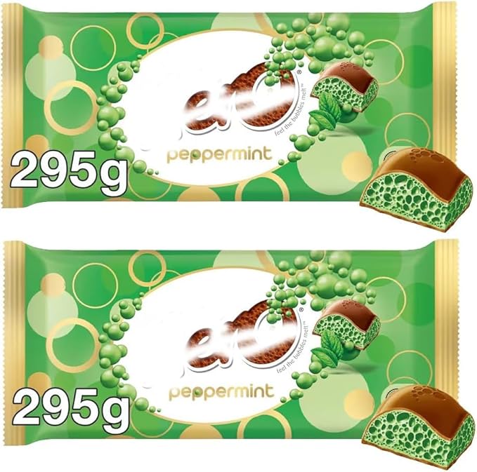 Aerro Peppermint Milk Chocolate Giant Sharing Bars (2 x 295g)
