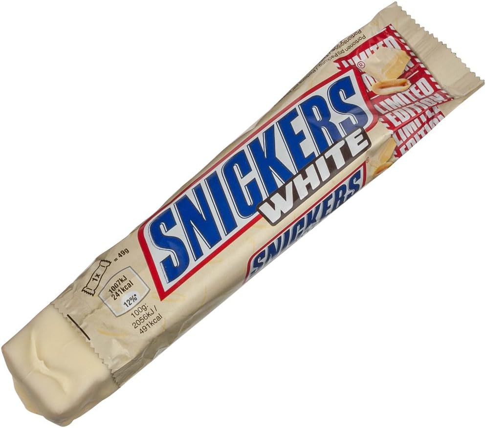 Snickers White Limited Edition Chocolate Bar  49g