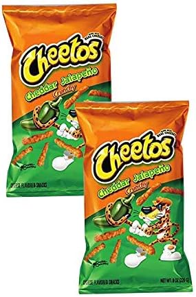 Doritos Cheetos Crunchy Cheddar Jalapeno (Imported, 2 x 226.8g Pack)