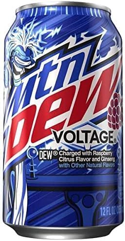Mountain Dew Voltage Raspberry Citrus Soda (12 Pack)
