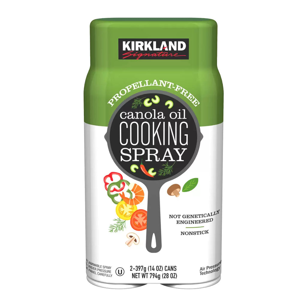 Kirkland Signature Canola Oil Cooking Spray – 2 x 397g