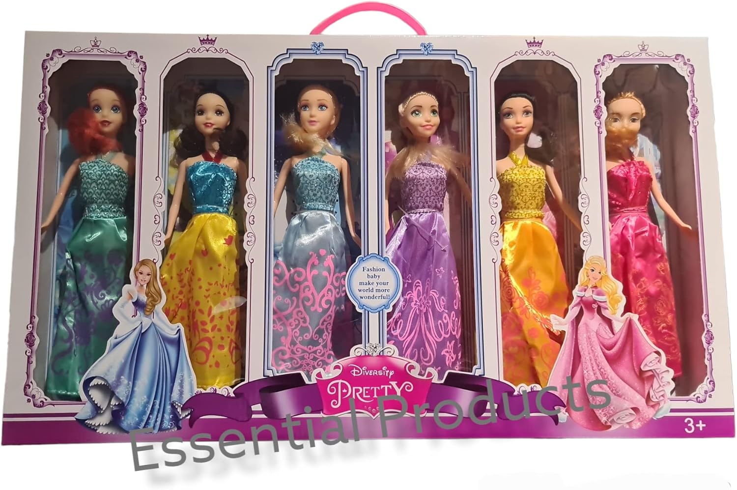 Princess Pretty Doll Diversity Set of 6