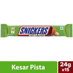 Snickers Kesar Pista Chocolate Bar (Pack of 15)