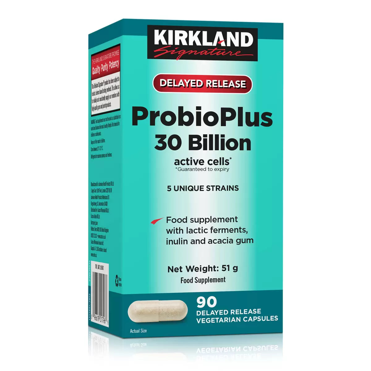 Kirkland Signature ProbioPlus 30 Billion – 90 Capsules