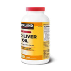 Kirkland Signature Cod Liver Oil + Omega-3 1150mg – 2 x 200 Capsules