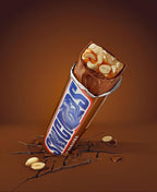 Snickers Caramel Peanut Chocolate Bars 50g - Pack of 24 (1 Box) | Delicious Chocolate, Caramel & Peanuts | Ideal Snack for Energy & Indulgence