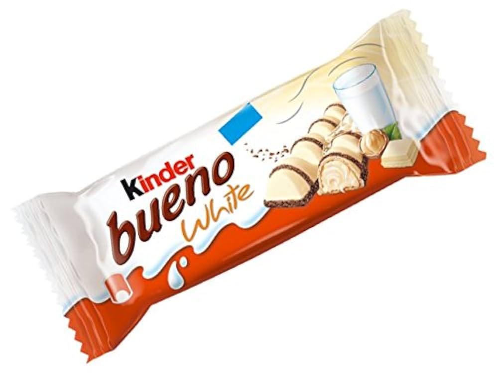 Kinder Bueno Hazelnut Chocolate Bars  43g x 10 Pack (2 Bars Each)
