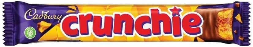 Cadbury Crunchie Chocolate Bar from England (Case of 48 X 40G Bars)