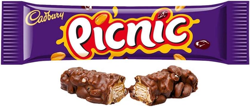 Cadbury Picnic Bar Milk Chocolate (X9 Bars)