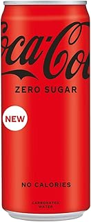 Coca-Cola Zero Sugar Low Calories Sparkling Soft Drink Cans Party Pack 30x330ml
