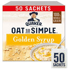 Quaker Oat So Simple Golden Syrup, Quaker porridge sachets 50 pack, Quaker instant oats golden syrup, Quaker Oat So Simple 36g sachets, Quaker porridge bulk buy, Quaker breakfast oats, Quaker catering pack porridge, Golden Syrup instant porridge.