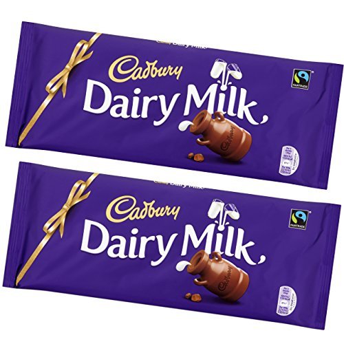 Cadbury Dairy Milk Chocolate Bar Large 360G ( Pack Of 2)