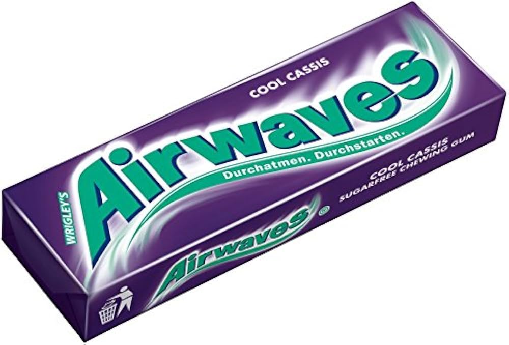 Wrigley’s Airwaves Blackcurrant Sugar-Free Chewing Gum  10 x 3 Pack