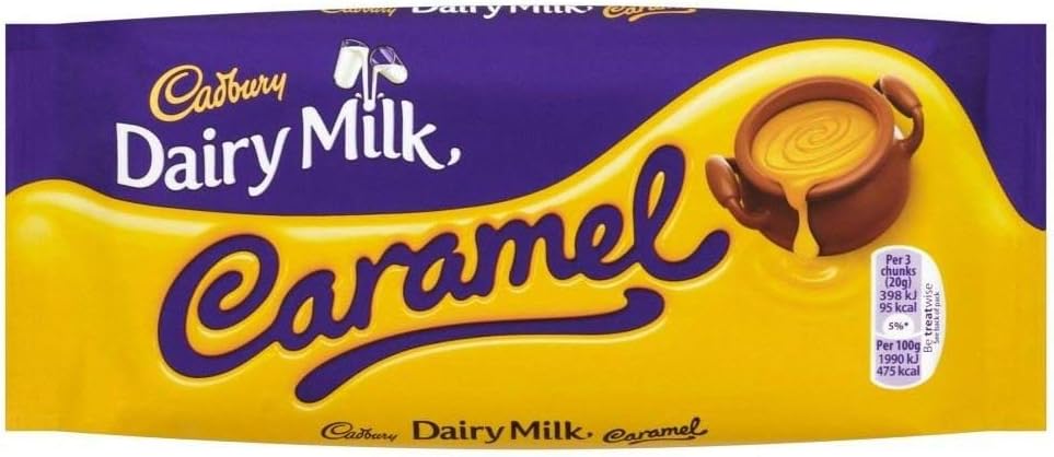 Cadbury dairy milk caramel 120g (Pack of 6)