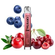 SKE Crystal Bar 600 Disposable Vape - Blueberry Cherry Cranberry (20mg Nic Salt)