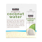Kirkland Signature Organic Coconut Water – No Added Sugar, 9 x 1L