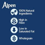Alpen Muesli No Added Sugar, 1.1kg | Swiss Style Muesli | Blend of Wholegrain, Oats & Wheat | Family Pack | Full of Nuts | Great Value | Rich in Ingredients | Sold by Essential Products