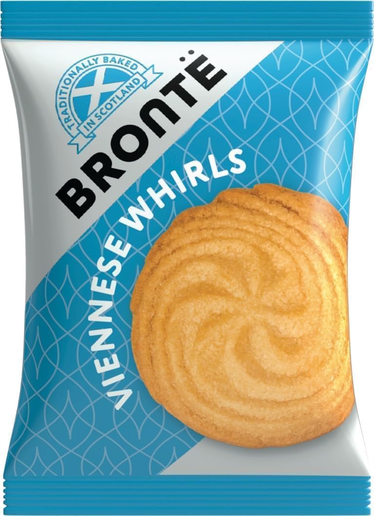 Brontë Biscuits 100 Mini Packs Variety Box (20 Packs of Five Different Flavours, 1 Biscuit Per Pack)
