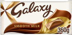 Galaxy Smooth Milk Chocolate Bars 360g | 4 Pack | Bumper Pack | Perfect for Sharing, Gift Hamper | Value Pack