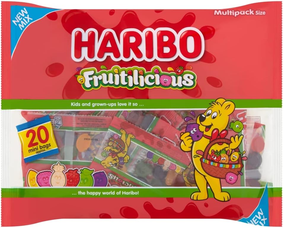 HARIBO Fruitilicious, 20 x 16g