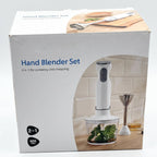 600W 2 In 1 Hand Blender Set For Pureeing And Chopping Kitchen Appliance