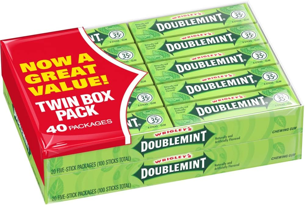 Wrigley's Doublemint Chewing Gum - 40 pk.