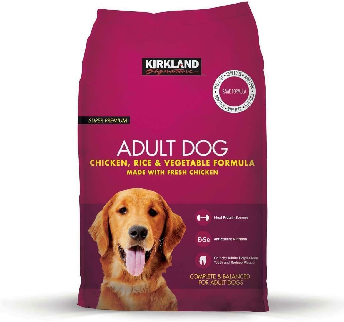 Kirkland Signature Super Premium Adult Dog Chicken Rice & Vegetable - 12kg