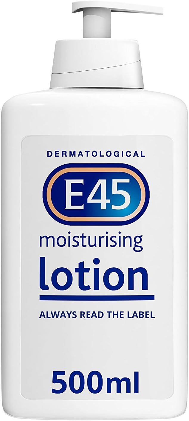 E45 Dermatological Moisturising Lotion, 500 ml (2 Packs) New