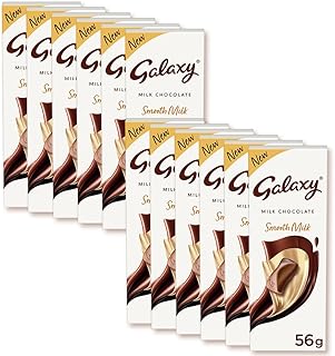 Galaxy Chocolate Milk Drink Smooth Creamy Flavour No Sugar Cans Pack 12 x 250ml