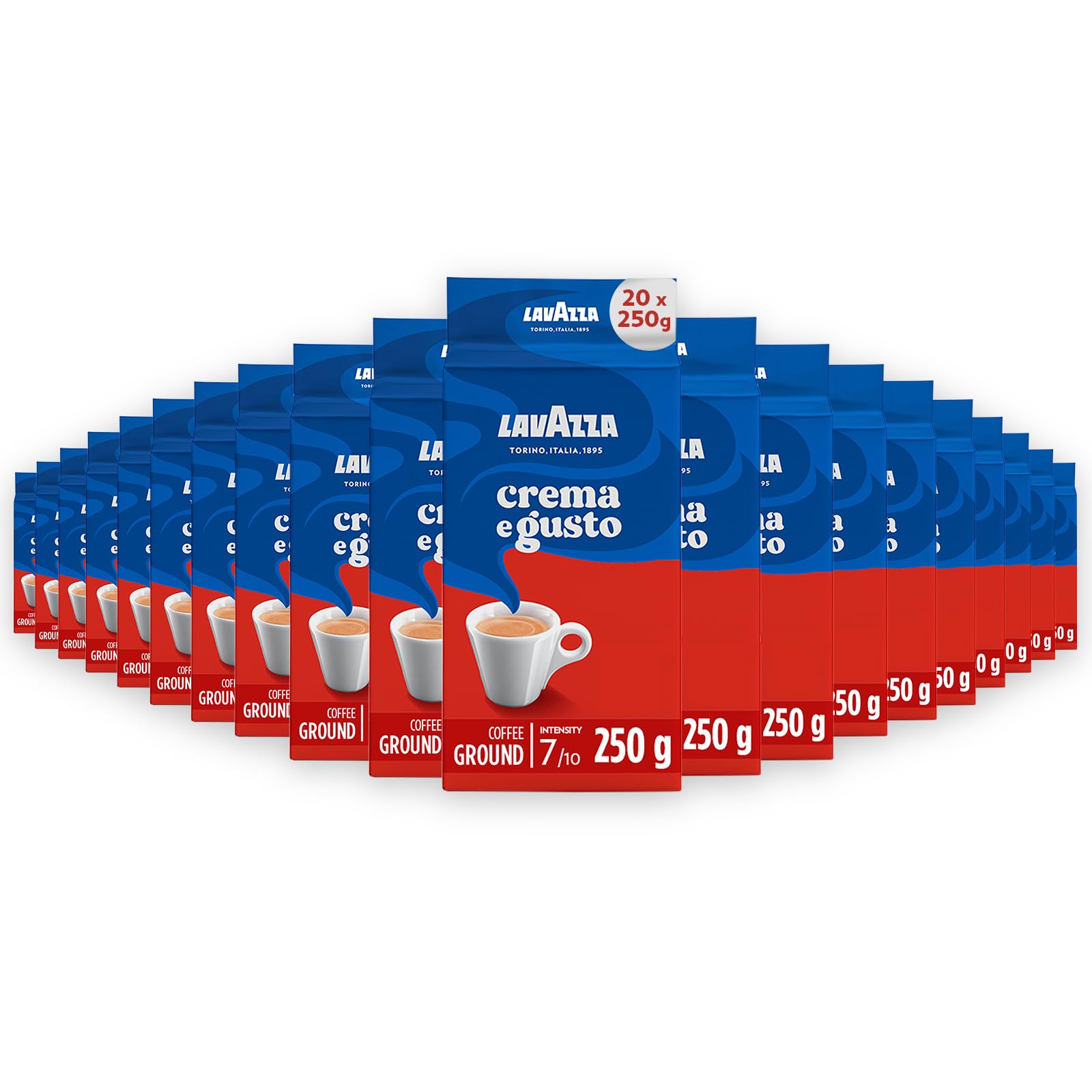 Lavazza Qualità Rossa Coffee Beans (1kg)  Medium Roast, Arabica & Robusta Blend