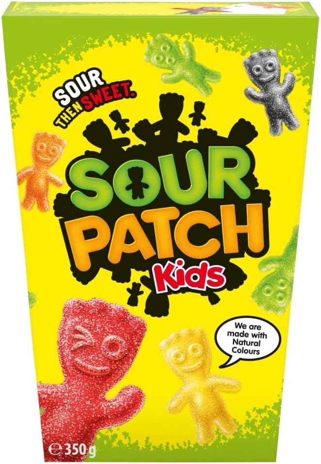 Sour Patch Kids Assortment, Soft & Chewy Sour Then Sweet Candies, Perfect Treat for Sharing or Gifting, 350 g (Pack of 1)