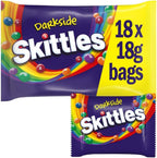 Skittles Darkside Fruity Sweets Party Pack, 18 Funsize Sweets Bags, Chocolate, Sweets Gift Box, Ideal for Gift, Snacks or Party Bags (324g)