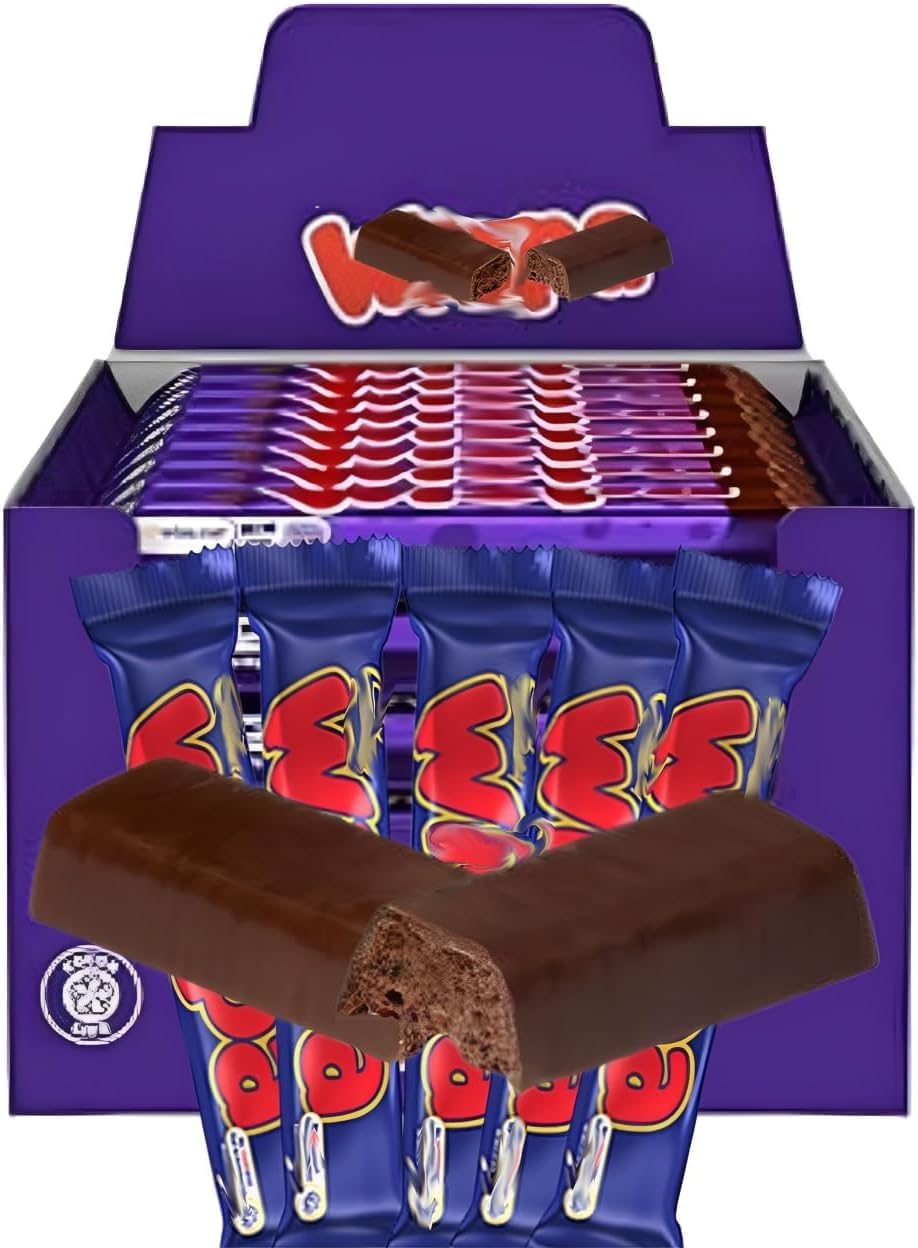 Wispa Chocolate Bar 48x36G Creamy Milk Chocolate Delights | Iconic Taste | Aerated Milk Chocolate | Fresh and Delightful | Shareable Size 48x36g