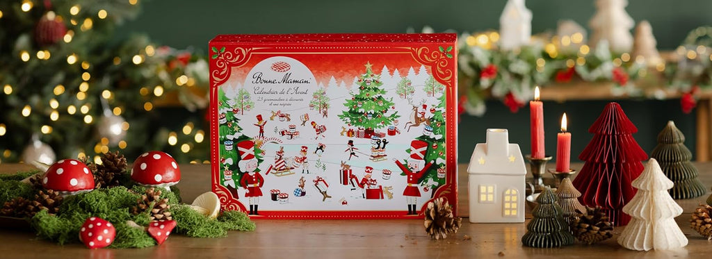 Bonne Maman Advent Calendar 2024, 21 x 30 g & 2 x 25 g Jars + 1 x Surprise, Limited Edition