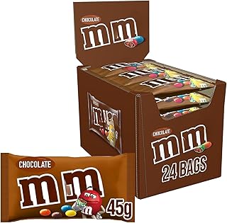 Galaxy Minstrels Crispy Shell Milk Chocolate Buttons Bags Box Smooth Pack 40x42g